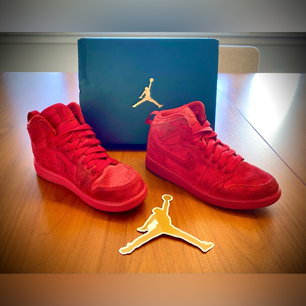 Jordan 1 Retro High BP - Gym Red Suede - Size 13C
